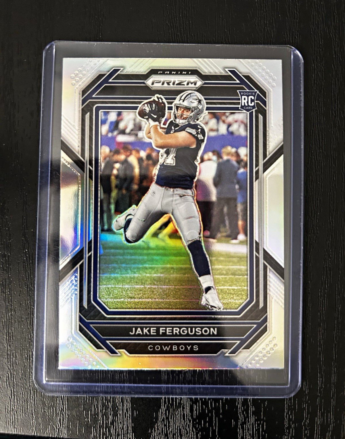Panini 2022 Prizm Jake Ferguson Rookies RC Silver Prizm #365 Cowboys