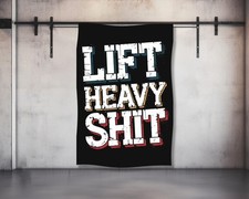 Motivational Gym Tapestry - Inspirational Decor for Home Gym