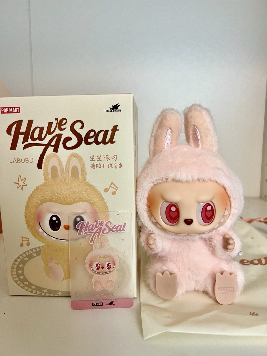 PopMart Labubu Have A Seat – DADA (Pink) – Rare, Authentic, New | eBay