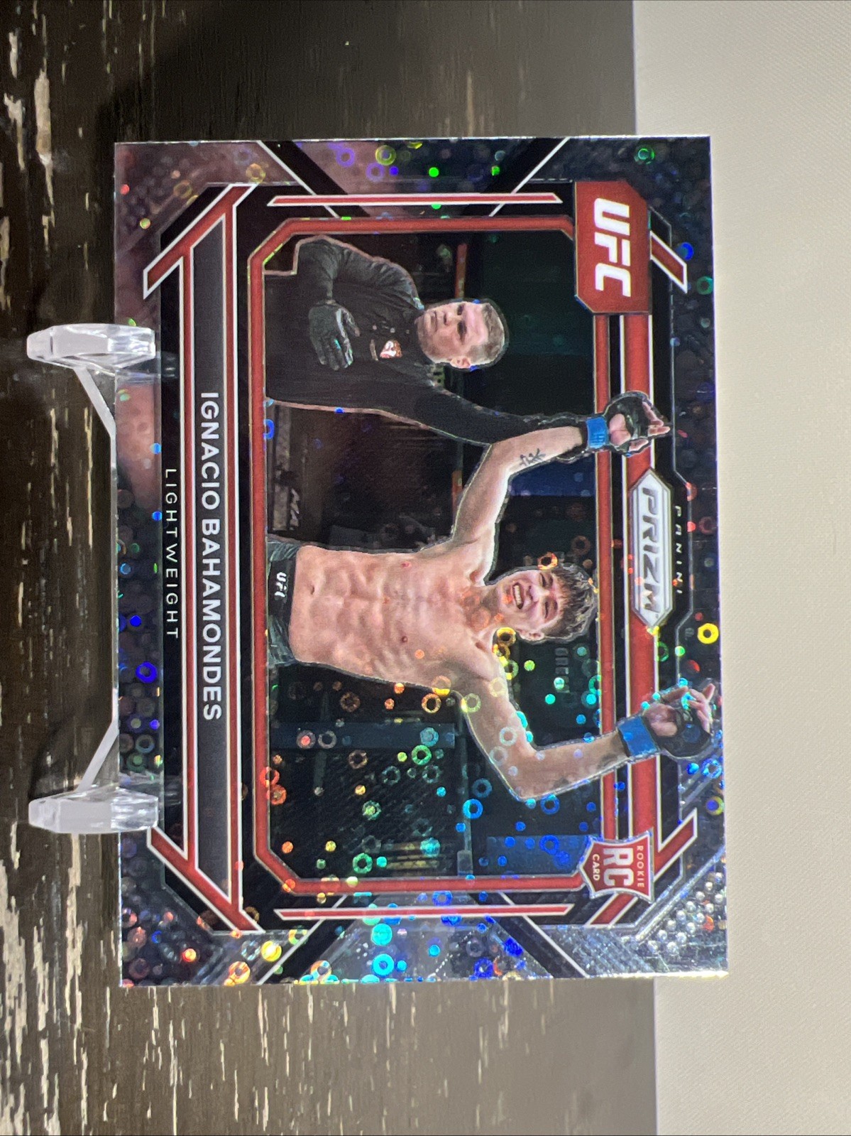 2023 Panini Prizm UFC Under Card (Disco) #62 Ignacio Bahamondes RC MMA UFC (203)