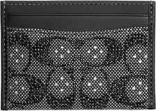 Coach Essential Crystal Signature Jacquard Card Case