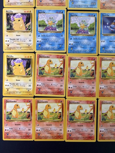 1995- Pokemon Vintage Lot, E3 Promo, Holo’s, Shadowless and More 24 Card Lot - Picture 7 of 16