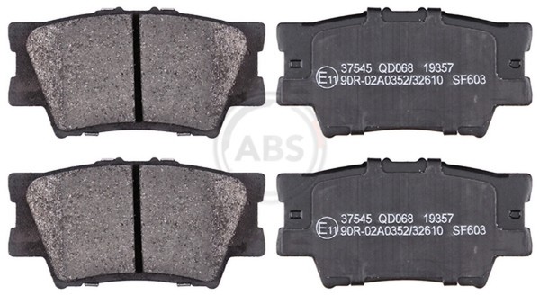 Bremsbelagsatz Scheibenbremse A.B.S. 37545 FüR Lexus Toyota RAV ES 3 4 VAN Camry-image