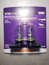 2 Sylvania Xtravision 9006 Headlight Bulbs New In Package