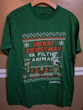 Home Alone T-Shirt Merry Christmas Ya Filthy Animal Size L Large
