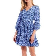 Eliza J Floral Print Long Sleeve Dress, Size 4, New with tags 🎉