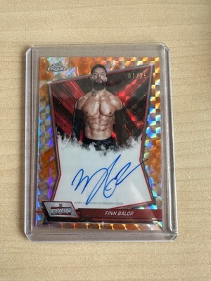 Finn Balor 01/25 Topps Chrome 2026 WWE Superstar Raw Orange