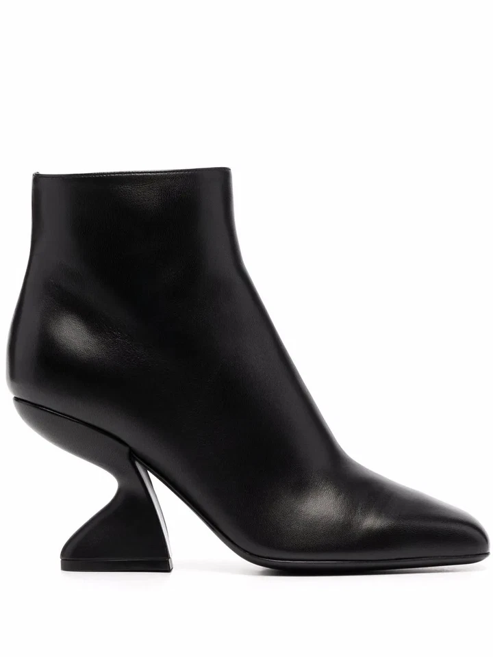 Botines con caja Ferragamo Tacón Esculpido G1N Foto 4 de 4