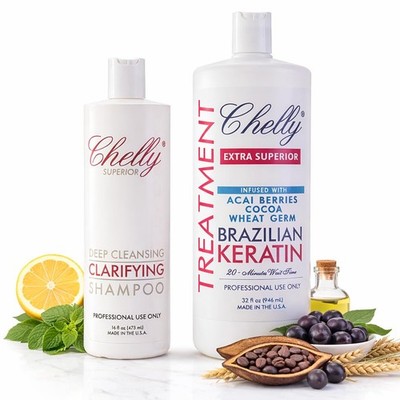 Chelly EXTRA SUPERIOR Brazilian Keratin Infused with 32 Fl Oz (Pack of 1)