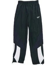 Reebok Mens Classic Twin Vector Athletic Track Pants, Green, Medium