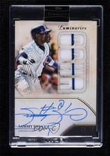 2020 Topps Luminaries Home Run Kings Relics 8/15 Sammy Sosa #HRKAR-SS Auto 00em