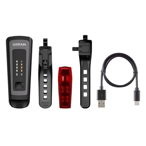 OSRAM RACE 100 Fahrrad e-Bike LED Leuchte SET 115 Lumen für Vorne + Hinten - Bild 5 von 5