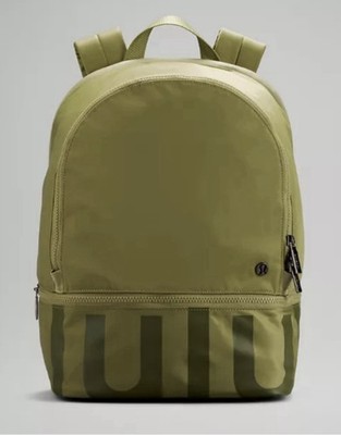 ~*Lululemon City Adventurer Backpack 20L  Bronze Green~Xtra~Laptop~Drink~ Read*~