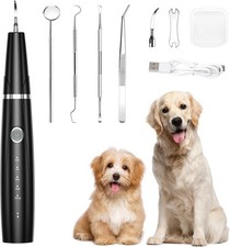 Dog Plaque and Tartar Remover Plaque Remover for Teeth with Led Light 5 Adjustab