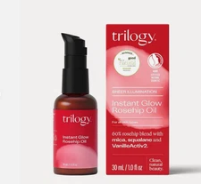Trilogy Instant Glow Rosehip Oil (30ml) - With Mica and Squalane