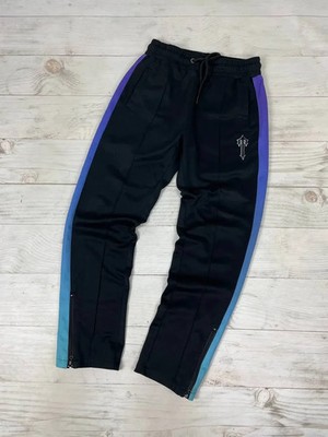 Trapstar London Stripped Pants Drill Men Size S Black