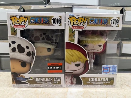 Funko Pop! One Piece Corazon Trafalgar Law 2024 Fall Convention AAA Anime Bundle