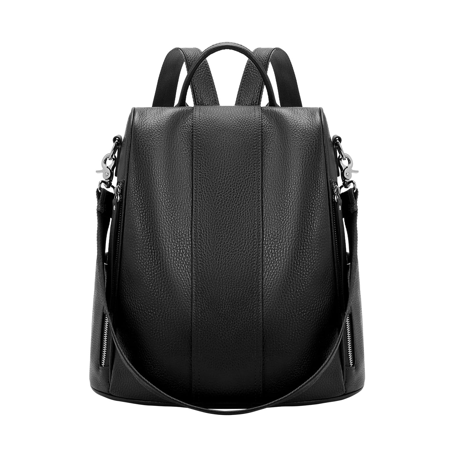Leather Backpack Purses, Anti-theft Genuine Leather Backpack