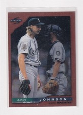1996 Score Dugout Collection # 33 Randy Johnson Nice Card