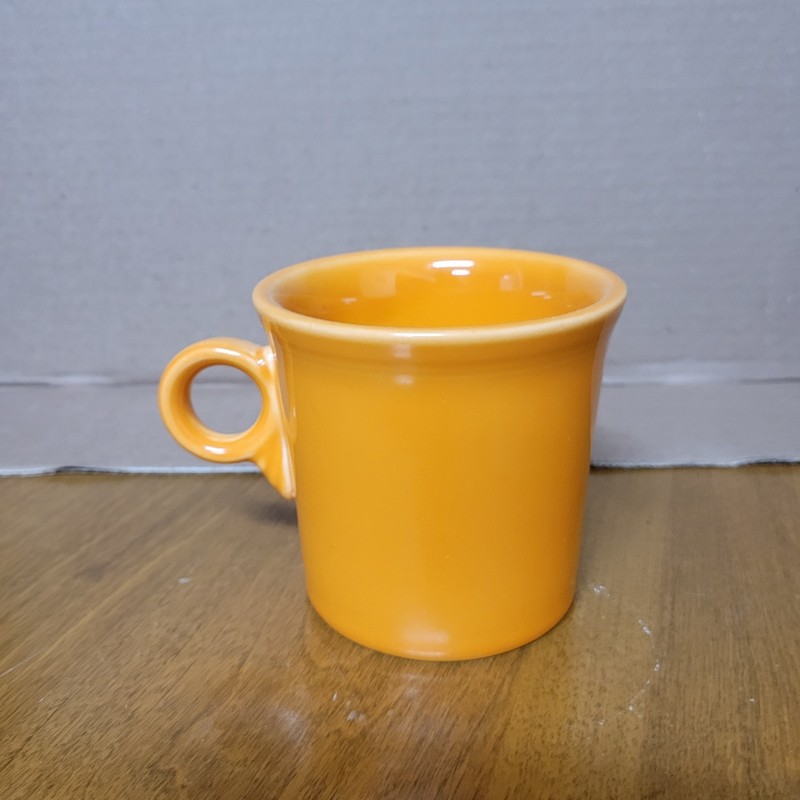 Fiesta Fiestaware Tangerine Orange O Ring Ceramic Coffee Mug Homer Laughlin