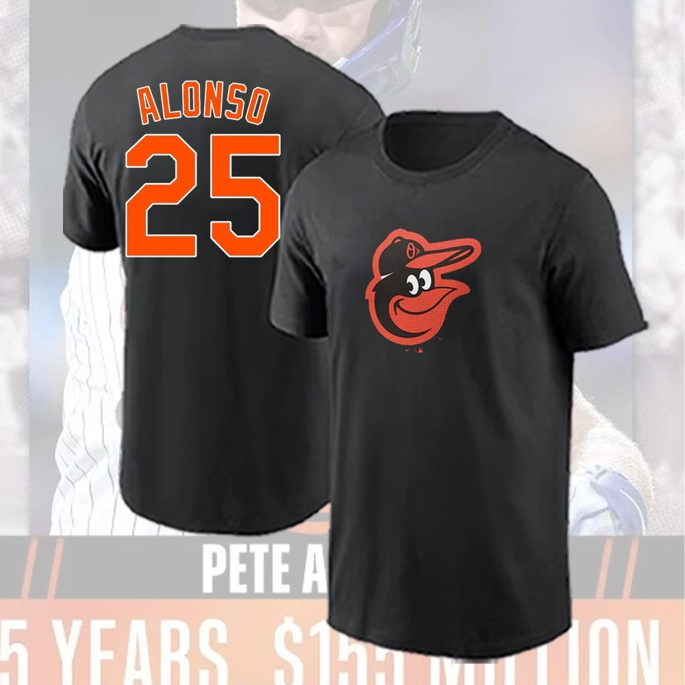 Pete Alonso Baltimore Orioles Double Sided T-Shirt Number 25 Gift