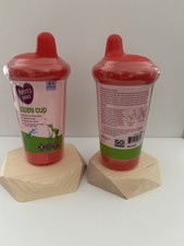 Parent's Choice Sippy Cup RED 6 Months, 2 Pack