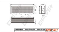 Dr!Ve+ DP1110.10.0149 Luftfilter FüR Alfa Romeo,Fiat,Ford,Lancia