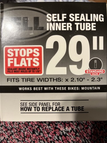 Bell Self-Sealing Inner Tube 29" Standard Valve Tire Widths: x2.10"-2.3" (15D6)