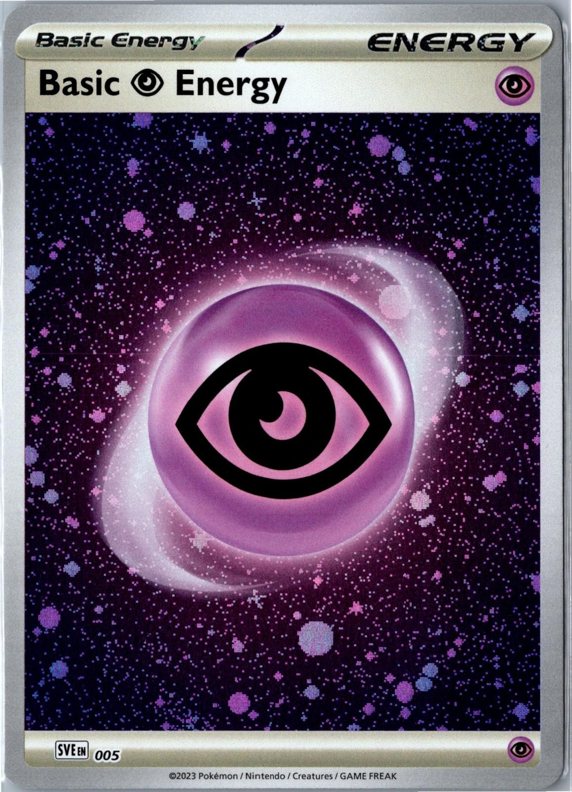 Basic Psychic Energy (Cosmos Holo) SVE: Scarlet & Violet Energies 005 Holo NM