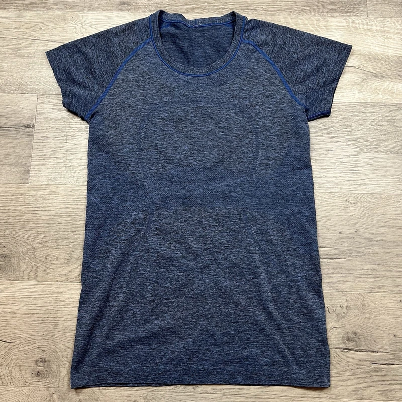 lululemon swiftly tech 2.0 heathered crew neck shirt