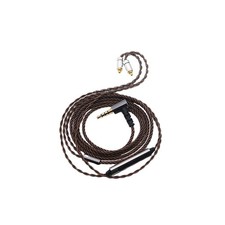 3.5mm MMCX For Shure IE900/500Pro Curved Plug Headphone Cable with Microphone