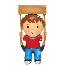 Sport Boy On Swing Personalized Christmas Tree Ornament