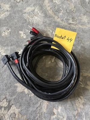 Naim banana plug amp end Audioquest Rocket 44 speaker cable 11 Ft ( pair  )