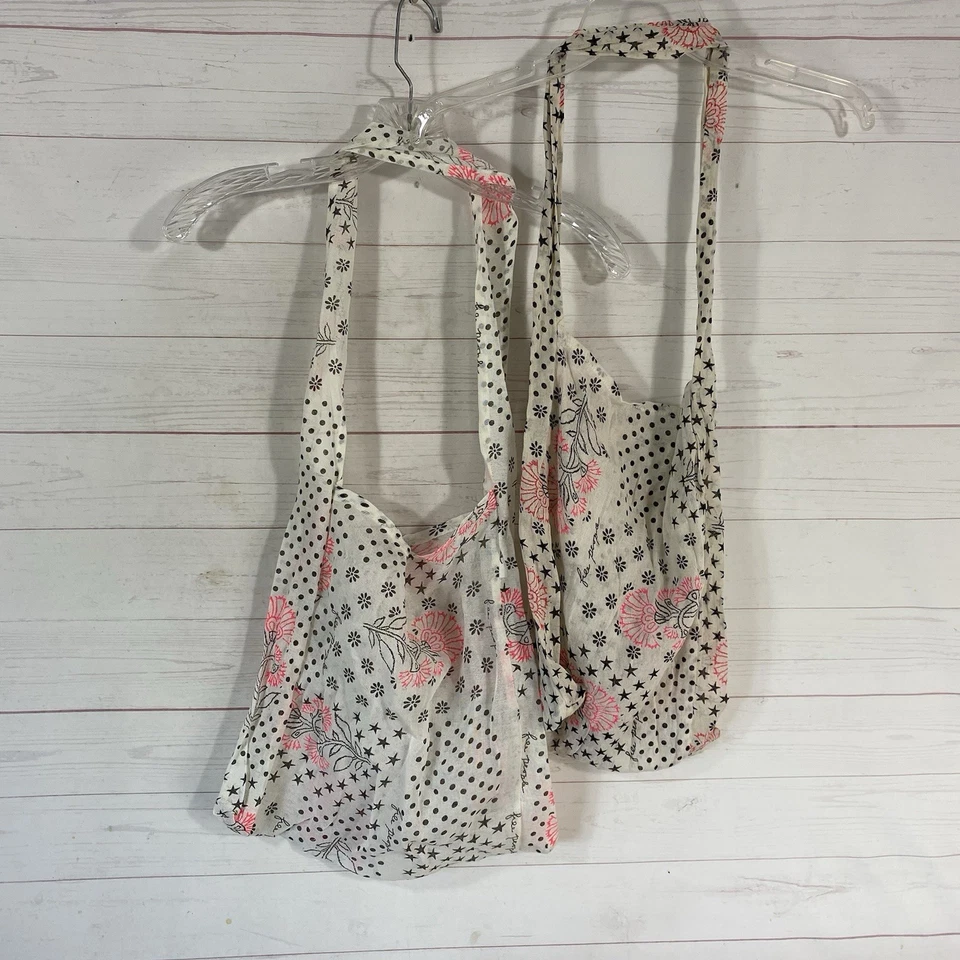 Free People 可重复使用托特包 斜挎包 单肩包 购物袋 纱布 批量 2 件 — 第 2/4 张图片