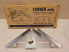 Ancienne boîte à pinces / onglets CORNER-MITE NEUVE DE STOCK. Modèle 101 avec boite