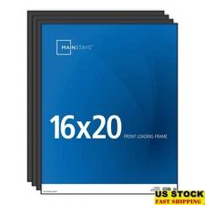 Set of 4 Front Loading Picture Frames Wall Gallery Display Vertical Horizontal