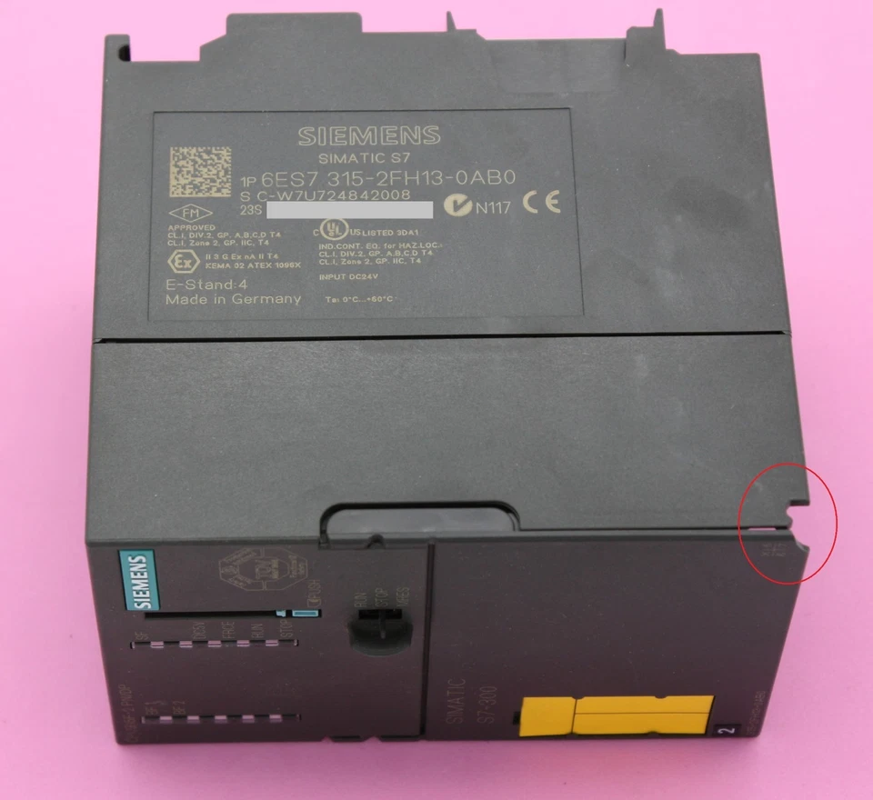 Siemens Simatic S7 300 CPU315F-2 PN/DP 6ES7 315-2FH13-0AB0, 6ES7315-2FH13-0AB0 - Bild 3 von 4