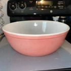 Vintage Flamingo Pink  Pyrex  Mixing 4 Qt Bowl #404