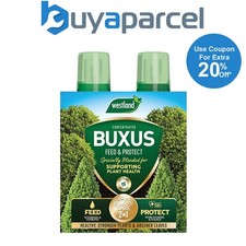Westland Buxus 2 In 1 Concentrate Plant Food Feed & Protect 2 x 500ml Topiary 11.50 per litre