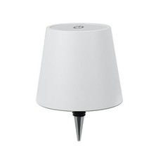 LED Tischlampe Flaschenaufsatz USB-C dimmbar 3-fach Lichtfarbe Aluminium Weiß