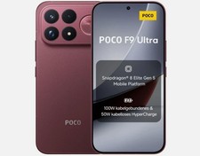 Xiaomi Poco F9 Ultra 5G Handy 512GB/16GB+256GB/12GB 6,9" Dark Cherry …