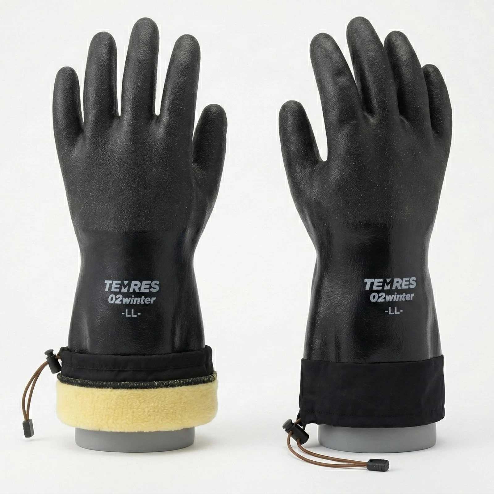 TEMRES 282-02 Waterproof Insulated Winter Work Gloves, Breathable Polyurethan...