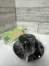 Hobby Lobby 4  Black Felt Top Hat - Doll, Snowman Craft 5830492