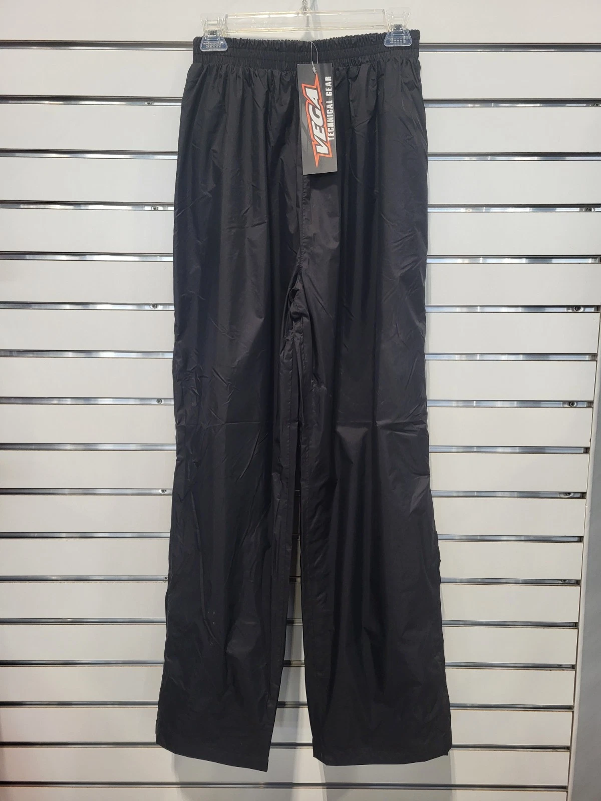 New Vega Black Rain Pants size M