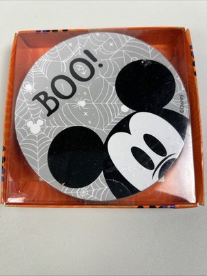 NEW 2024 Disney Halloween Mickey Minnie Mouse Set of 4 Coasters