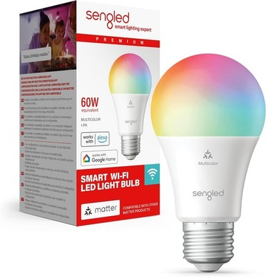 Sengled LED Smart Glühbirne E27, materiellfähig, mehrfarbig, funktioniert mit Alexa