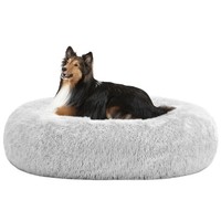 Hundebett Rund Katzenbett Waschbar PlüSch Kissen Rutschfest Ø80Cm Haustierbett