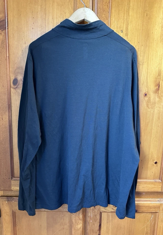 REI Co-op Men’s XXL 2XL Merino Wool 1/4 1/2 Zip Long Sleeve Pullover Base Layer - Image 2 of 4