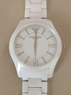 Emporio Armani AR1442 Wristwatch Ceramic Quartz Timepiece Luxury Brand
