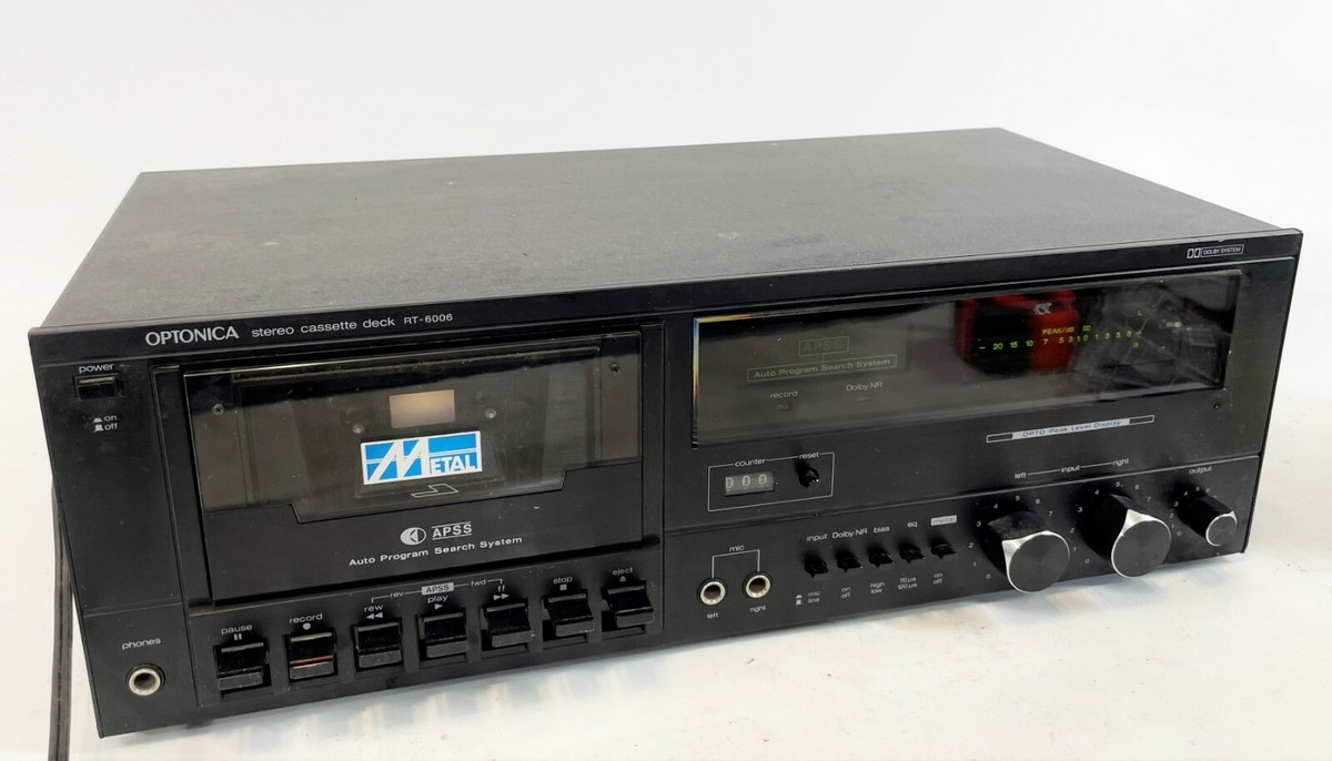 Vintage Optonica RT-6006 Dolby Stereo Cassette Deck Recorder FOR